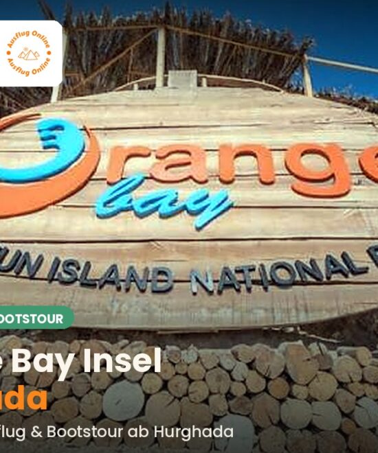 Orange Bay Insel Hurghada | Schnorchelausflug & Bootstour
