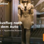 Privater Ausflug von Hurghada nach Kairo mit dem Auto – Statue im Grand Egyptian Museum