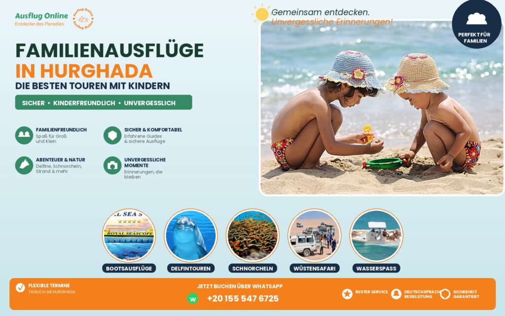 Hurghada mit Kindern: Die besten Familienausflüge