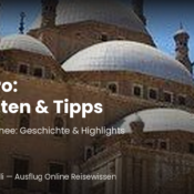 Zitadelle Kairo Sehenswürdigkeiten – Alabaster-Moschee mit Kuppeln und Minaretten